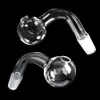 Pyrex Glass Oil Burner 14mm Man Pyrex Oil Burner Pipe Clear Banger Nail Smoke Pipe Glass Bong