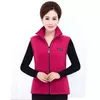 Herfst vrouwen wol vest grote mouwloze jas mode rits vrouwen leisure gilet 211120