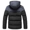 Hiver d'hommes épaissir la veste chauffée à capuche à capuche à capuche mode extérieur usure Puffer patchwork veste coton rembourré manteau d'extérieur G1115