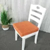 Memory Foam Cushion Thicken Sponge Mat Simple Solid Color Linen Cloth Seat Cushion Chair Back Cushion Dual-use Soft Protect Hips 210716