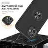 Invisible ring phone cases two-in-one anti-fall skin feel bracket shell case for iPhone15 14 13 12 pro max mini 11 Xs XR 6 7 8 plus Samsung S23Ultra S22Plus A33