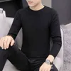 Men's sweater autumn cardigan sweater men's round neck Korean slim handsome youth casual bottoming shirt men 211221