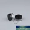 Packing Bottles 50pcs/Lot Promotion 5g Plastic Facial Cream Jar Black Cap 5ml Eyeshadow Small Container Refillable Mini Sample Packaging