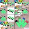 Suprimentos Colorir Aprendizagem Educação Presentes4pcs / Set DIY Ferramentas Crianças Pintura Esponja Crianças Graffiti Punho Plástico Pincel Escova Ding Brinquedos Drop