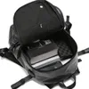Sacs à dos anti-vol pour ordinateur portable de voyage en cuir noir étanche USB pour homme
