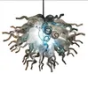 Nordic Pendant Lamps European Light American Pride Hand Blown Glass Chandelier White Orange Amber Color Custom 60CM