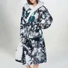 Women's Sleepwear Home Clothes Bathrobes Tie Dye Night Gown Hoodie Robe Winter Warm Pajamas For Woman&Man 2021 And Autumn