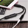 2 en 1 Type C à 3.5MM Jack o câble Aux Usb C à type-c femelle câbles de charge fil pour Samsung Huawei9292537