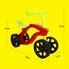4 바퀴 어린이 푸시 스쿠터 밸런스 자전거 워커 유아 스쿠터 자전거 어린이를위한 야외 타는 장난감 자동차 착용 방지