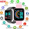 D20 Pro Smart Watch Y68 Bluetooth Fitness Tracker Sport Hjärtfrekvens Monitor Blodtryck Smart Armband för Android IOS