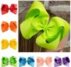 8 tum grosgrain band baby tjejer clips mode stor bowknot barrette barn hår boutique bågar barn hår tillbehör