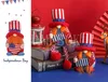 Articoli per feste Bambole americane senza volto Giorno dell'indipendenza patriottica Bambola nana Ornamenti scandinavi 4 luglio Home Desktop Decor DD117