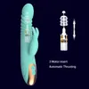 3 in 1 Soft G Spot Anal Rabbit Vibrator Touch Feeling Female Auto Thrusting Machine for Adult Women Pleasure Toys Automatic Massage Swinging Vibration