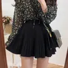 ボボカテア夏の白い泥炭スカートの女性服Jupe Femme Plisada Faldas Mujer Moda Black Sexy Skirts Mini Spodnica 210629