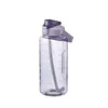 Bouteille d'eau de sport 2L avec paille Bouteilles portables de grande capacité Fitness Bike Cup Summer Cold Waters Jug with Time Marker 20220111 Q2