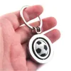 Nova rotação Futebol Keychain Moda Esporte Esporte Bola de Futebol Chaveiro Bag Menino Bolsa Pingente Artigos de Trinket Fábrica Atacado Pric G1019