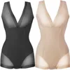 Sous-vêtements amincissants pour femmes Shapewear Body Shaper Combinaison complète 211218