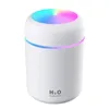 Bärbar 300 ml luftfuktare Mini Ultrasonic Car Air Purifier Romantic Soft Light Essential Oil Diffuser Cool Mist Maker5134867