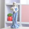 Wysokiej jakości posąg ceramiczna bogini dziewczęta lady figurki domowe rzemieślniczy Pokój Pokój ślubny ornament porcelanowy Y200106