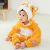Zimowe ubrania dziecięce panda królik Romper Boy Costume urodzony dla Bebes ubrania dla dzieci kombinezon niemowlę