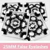 25mm faux mink haar valse wimpers hand gemaakt 14 paar / partij natuurlijke lange oog wimpers extensies in 4 edities DF050
