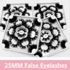 25mm Faux Norek Włosy Fałszywe Rzęsy Ręcznie Made 14 Pair / Lot Natural Long Eye Lashes Extensions w 4 edycjach DF050