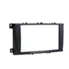 Black Double Din Car Radio Fascia for 2007 Ford Mondeo C Max Audio Frame DVD Panel CD Trim Face Plate