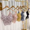 Bustiers Corsets Modetank Top för Kvinnor Sommar Soft Beskuren Vest Camis Tube Sexig Solid Lace Bra Underkläder