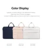 Laptop Case 13.3 14.1 15.4 15.6 Waterproof Polyester Macaron Briefcase Handbag Leather Protective Cover Dustproof Bag