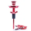 Navanges en aluminium Hookah Shhacha Shisha Champagne Bottelet à vin Top Top Top Kit complet ensemble avec bol et tuyau de tuyau