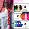 Selling 5Pcs Synthetic Braiding Hair Crochet Jumbo Braid Hair Extension Ombre Color Kanekalon Crochet Box Braids Hair 8848878