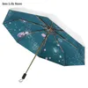 Sun Paraply UV Rain Women Beach Paraplyer Vindskyddad Parasoler Dam Designer Kids for Girl Present Idéer UP50 +