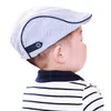 Cappelli Cute Baby Infant Boy Girl Berretto a righe Berretto da baseball con visiera Berretti da sole estivi per ragazze in cotone