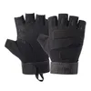 Combat Fingerless Military Gloves Police Outdoor Sports Tactical Knuckle Glove