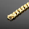 203g gewicht Gouden RVS Cubaanse Curb Chain Link Ketting 15mm 24 inch Grote Mens Geschenken Verjaardagen Geschenken.Vader Geschenken