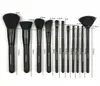 Hot 11PC / Set Elf Makeup Brush Set Face Cream Power Foundation Borstar Multipurpose Skönhet Kosmetiska Verktyg Borstar Set med påse väska