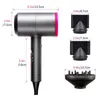 Winter Hair Dryer Negative Lonic Hammer Blower Electric Professional Cold Wind Hairdryer Temperature Care Blowdryer4371346