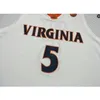 Chen37 Goodjob Men Youth Women Vintage UVA Cavalierss Kyle Guy #5 كرة السلة Jersey Size S-5XL أو مخصصة أي اسم أو رقم قميص