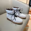 Travesseiro Conforto Botas do tornozelo Mulheres inverno neve para baixo bota impermeável nylon parte superior espessa sapatos ao ar livre