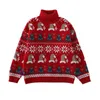 Kids Girl Sweater knitting Pullover Baby Winter Tops warm teenage boys Christmas s Autumn Boy winter Pull 211201