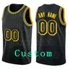 Mens Custom DIY Design Personlig Rund Neck Basketball Jerseys Mäns Sport Uniforms Stitching och Skriva ut Anpassat Namn och Nummer Storlek S-XXL Färg Gul Röd