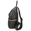 Women Silver Color Hardware 100% Soft Natural Italian Genuine Cow Leather Shoulder Backpack