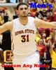 Nik1 NCAA College Iowa State Cyclones Basketball Jersey 34 Nate Jenkins 4 George Conditt IV 45 Rasir Bolton Custom Stitched