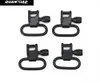 QuanMiao Black Gun Sling Swivel 1 "Hardware Rifle / Shot gun Swivel Gun Sling Girelle da caccia a sgancio rapido 1 pollice