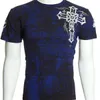 Gothic Fashion Archaic Affliction Cool Skull Print Plus Size Men T -Shirt Tattoo Biker M5XL7762433
