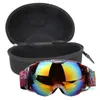 Double lentille UV400 grand masque de Ski lunettes lunettes de Ski Anti-buée Ski Snowboard Snowboard hiver glace neige lunettes de sport