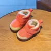 First Walkers First Walkers Winter Baby Shoes Toddlers for Boys Girls Fashion Warm Cotton Ankle Boots Candy Color Anti-slippery Thicken