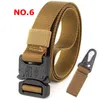 Armée SWAT Jungle War Combat Ceinture tactique Men039s PC Boucle magnétique à dégagement rapide 1200D Densité Nylon Ceinture de camouflage militaire9781313