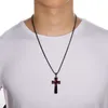Крестное кулон ожерелье из нержавеющей стали 4:13 Библейская бейсбол религиозное ожерелье из Христа Крытные цепные ожерелья