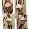 Fashion Leopard Women Sweater Autumn Winter Ladies O-Neck Full Sleeve Casual Jumper Knitted Female Oversize Pullovers 210805